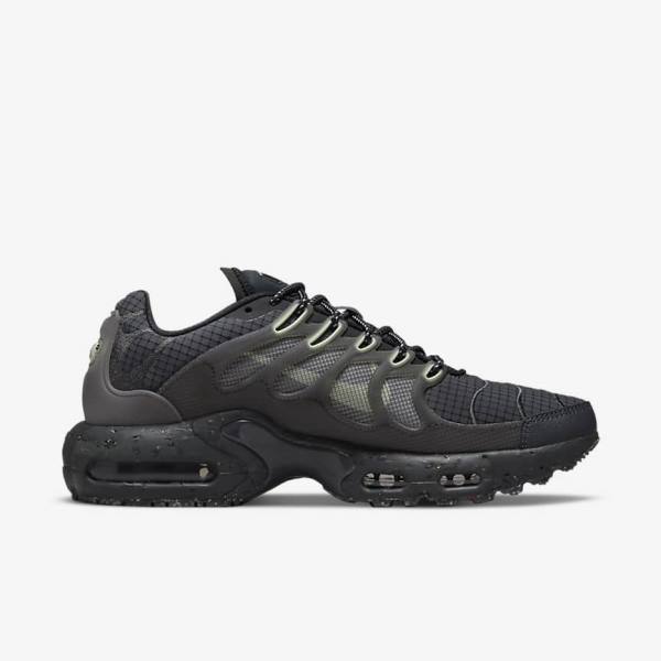 Men's Nike Air Max Terrascape Plus Trainers Black / Dark Grey / Light Green | NK127ICS