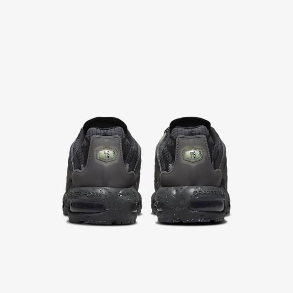 Men's Nike Air Max Terrascape Plus Trainers Black / Dark Grey / Light Green | NK127ICS