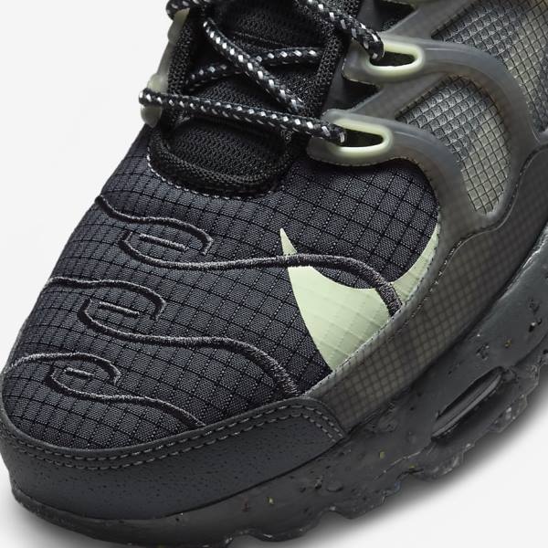 Men's Nike Air Max Terrascape Plus Trainers Black / Dark Grey / Light Green | NK127ICS