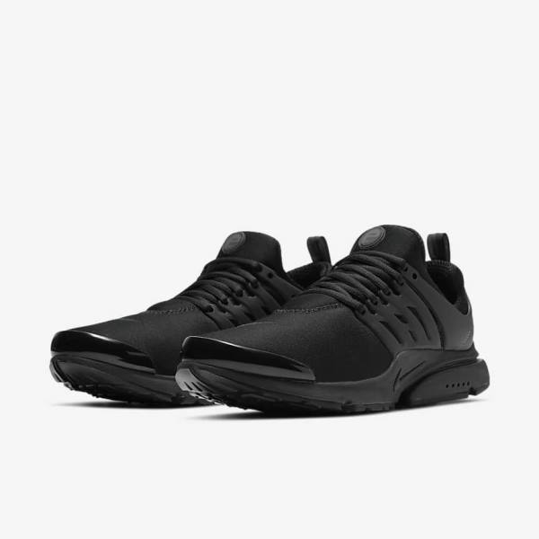 Men's Nike Air Presto Trainers Black | NK392AEM