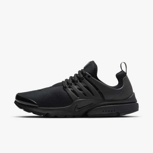 Men\'s Nike Air Presto Trainers Black | NK392AEM