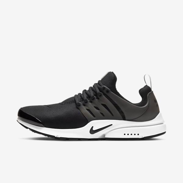 Men\'s Nike Air Presto Trainers Black / White | NK935THM