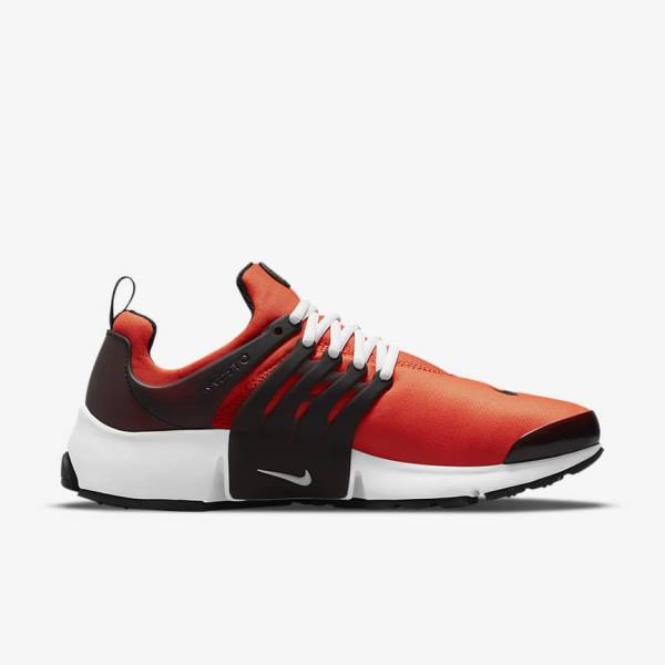 Men's Nike Air Presto Trainers Orange / White / Black | NK684NRB