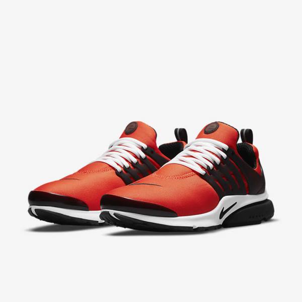 Men's Nike Air Presto Trainers Orange / White / Black | NK684NRB