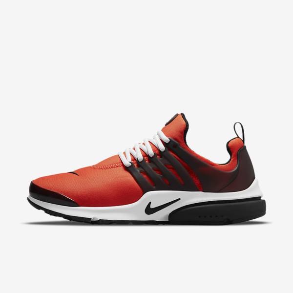 Men\'s Nike Air Presto Trainers Orange / White / Black | NK684NRB