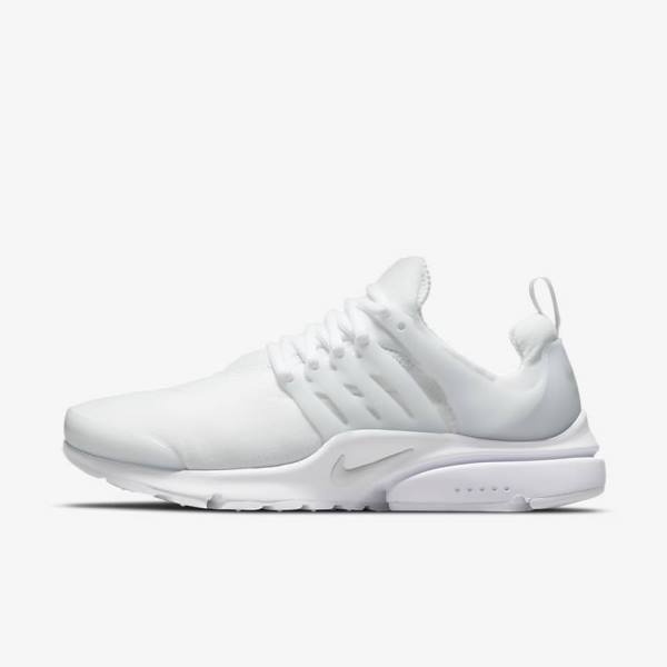 Men\'s Nike Air Presto Trainers White / Platinum | NK024RQP