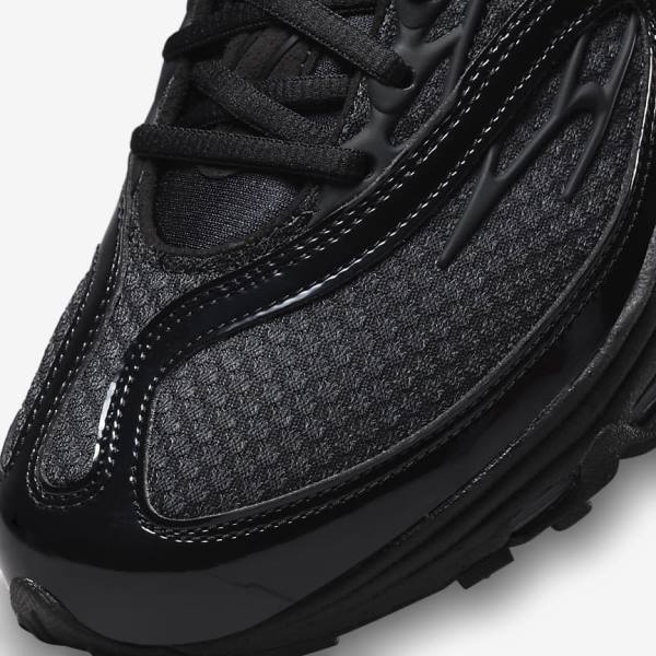 Men's Nike Air Tuned Max Trainers Black / Metal Silver / Black | NK368OZH