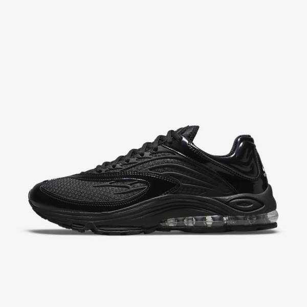 Men\'s Nike Air Tuned Max Trainers Black / Metal Silver / Black | NK368OZH