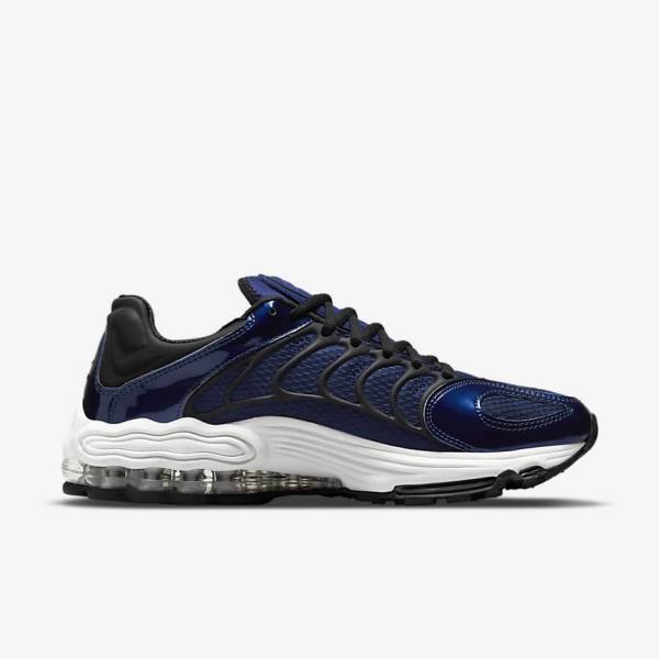 Men's Nike Air Tuned Max Trainers Blue / White / Black | NK706AVO