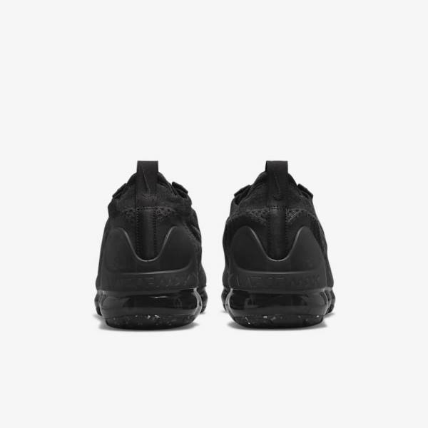 Men's Nike Air VaporMax 2021 FK Trainers Black / Dark Grey | NK791VAF