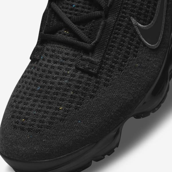 Men's Nike Air VaporMax 2021 FK Trainers Black / Dark Grey | NK791VAF