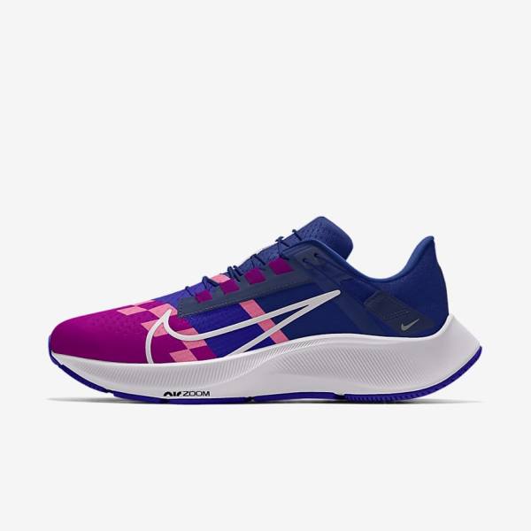 Men\'s Nike Air Zoom Pegasus 38 By You Road Running Shoes Multicolor | NK810KSX