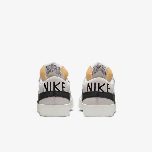 Men's Nike Blazer Low 77 Jumbo Trainers White / Black | NK476NCU