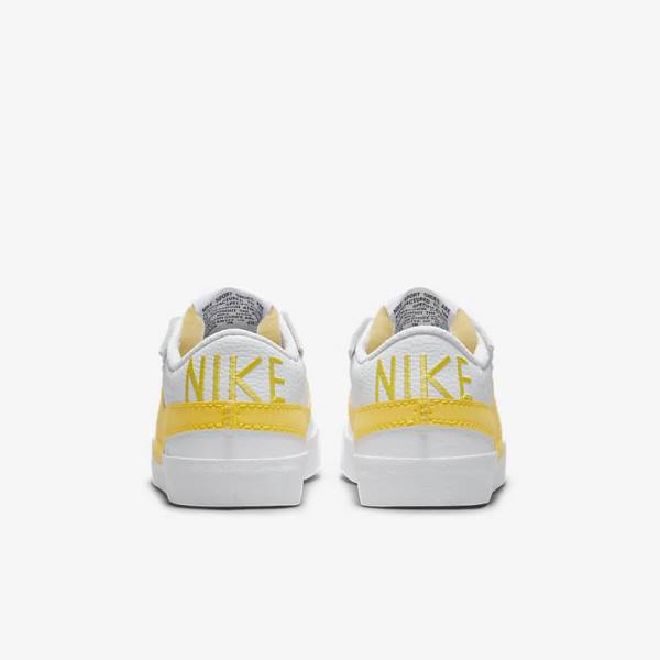 Men's Nike Blazer Low Jumbo Trainers White / Black / Orange | NK397VSX