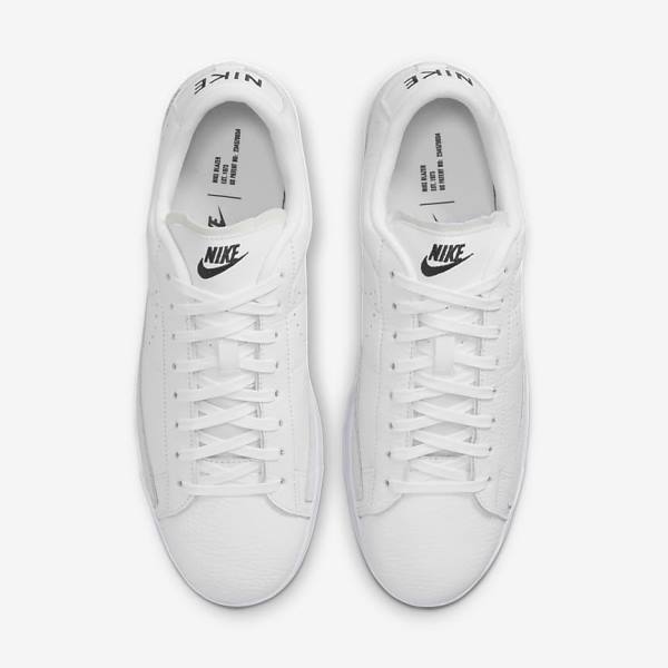 Men's Nike Blazer Low X Trainers White / Light Brown / Black | NK287AYH