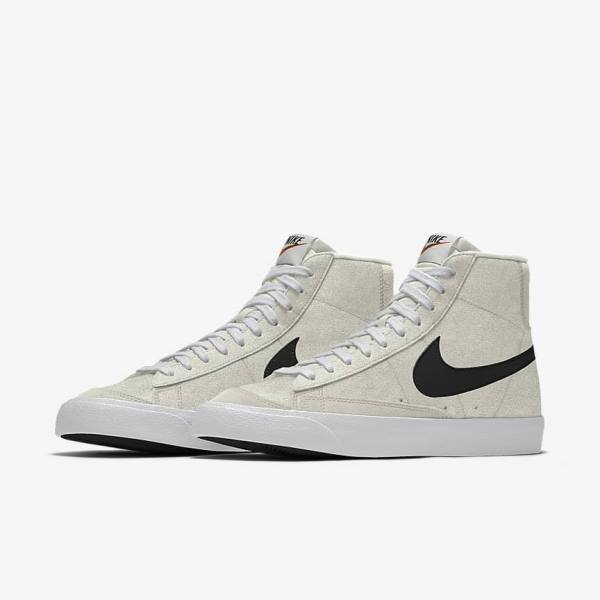 Men's Nike Blazer Mid By You Custom Trainers Multicolor | NK698NWQ