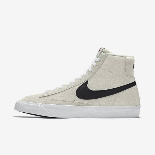 Men\'s Nike Blazer Mid By You Custom Trainers Multicolor | NK698NWQ