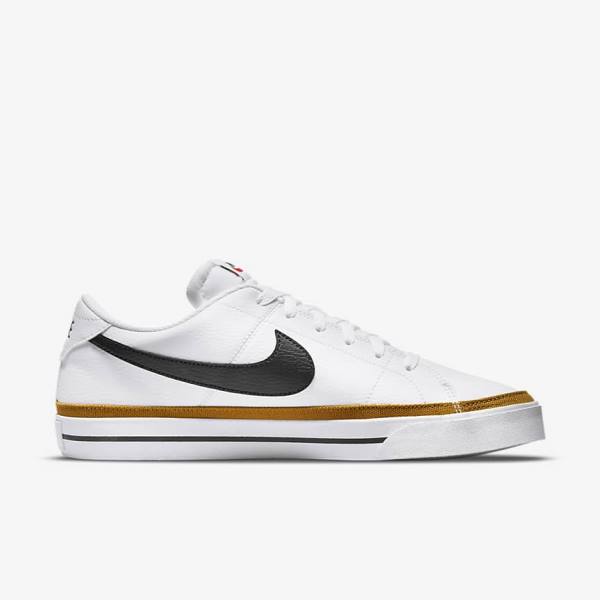 Men's Nike Court Legacy Trainers White / Black | NK920YVI