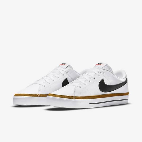 Men's Nike Court Legacy Trainers White / Black | NK920YVI