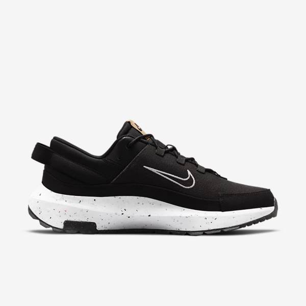 Men's Nike Crater Remixa Trainers Black / Dark Grey / White | NK170OIR