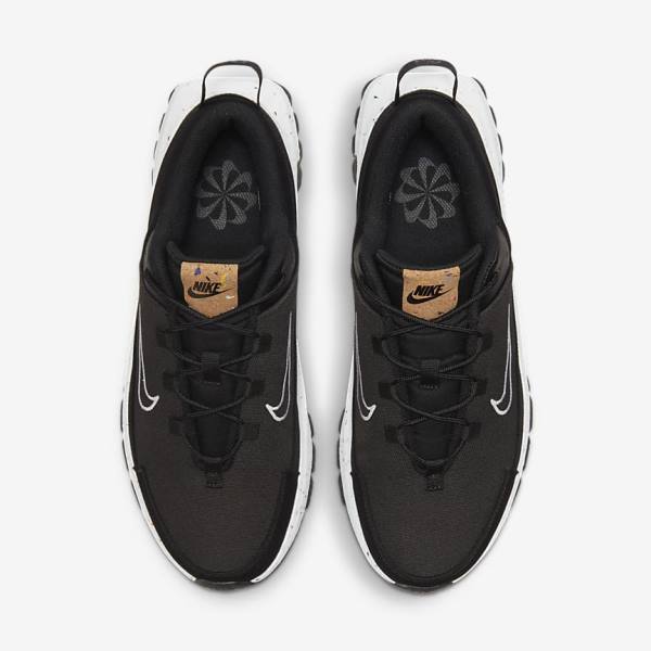 Men's Nike Crater Remixa Trainers Black / Dark Grey / White | NK170OIR