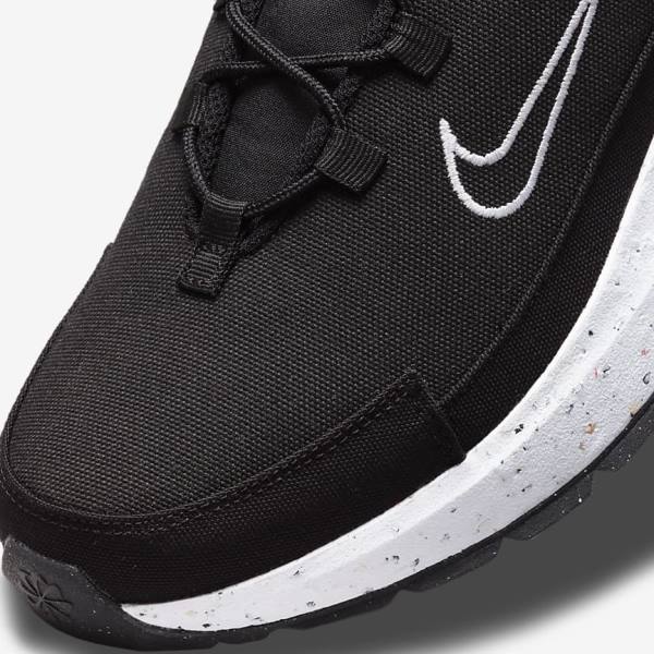 Men's Nike Crater Remixa Trainers Black / Dark Grey / White | NK170OIR