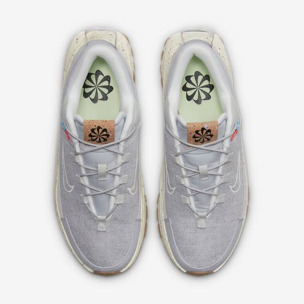 Men's Nike Crater Remixa Trainers Grey / Brown | NK018CLK