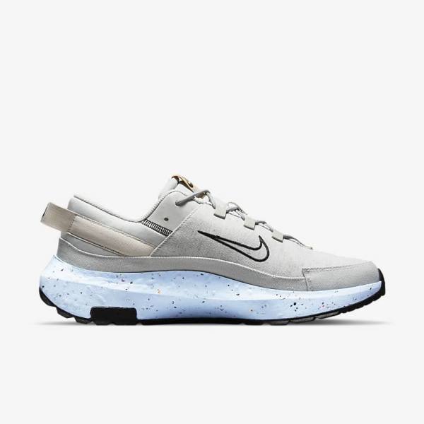 Men's Nike Crater Remixa Trainers Grey / Blue / Light Beige / Black | NK960DYS