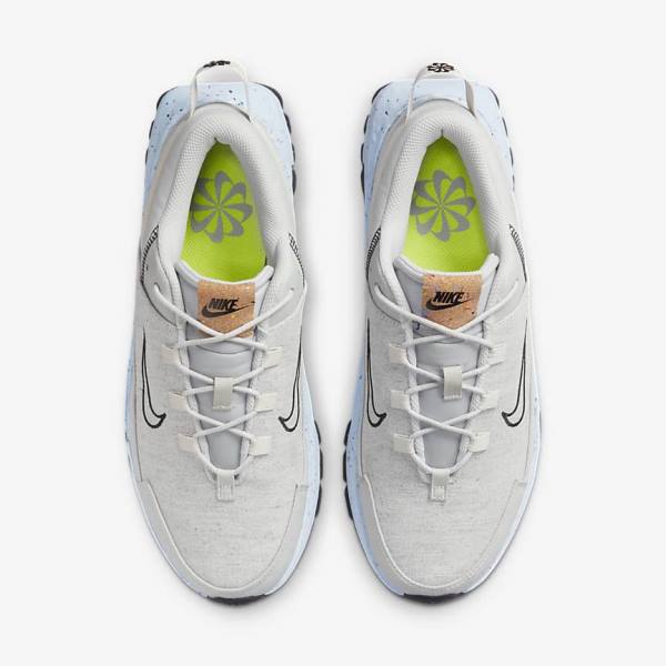 Men's Nike Crater Remixa Trainers Grey / Blue / Light Beige / Black | NK960DYS