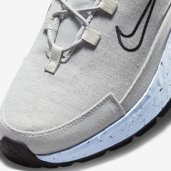 Men's Nike Crater Remixa Trainers Grey / Blue / Light Beige / Black | NK960DYS