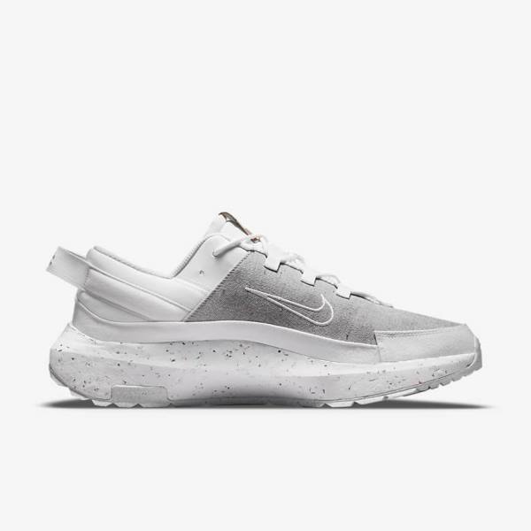 Men's Nike Crater Remixa Trainers White | NK607KQU