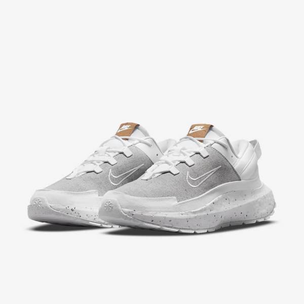 Men's Nike Crater Remixa Trainers White | NK607KQU