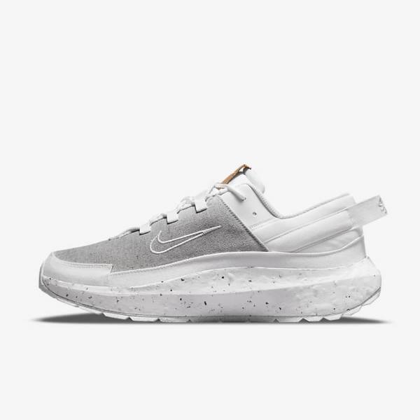 Men\'s Nike Crater Remixa Trainers White | NK607KQU