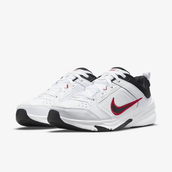 Men's Nike Defy All Day Trainers White / Red / Black | NK584KEJ