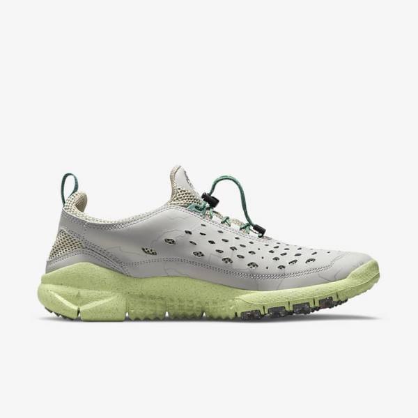 Men's Nike Free Run Trail Trainers Grey / Light Beige / Grey | NK630BFZ