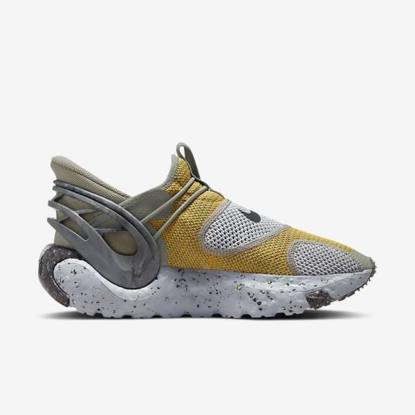 Men's Nike Glide FlyEase Trainers Yellow / Grey / Black | NK754WMC