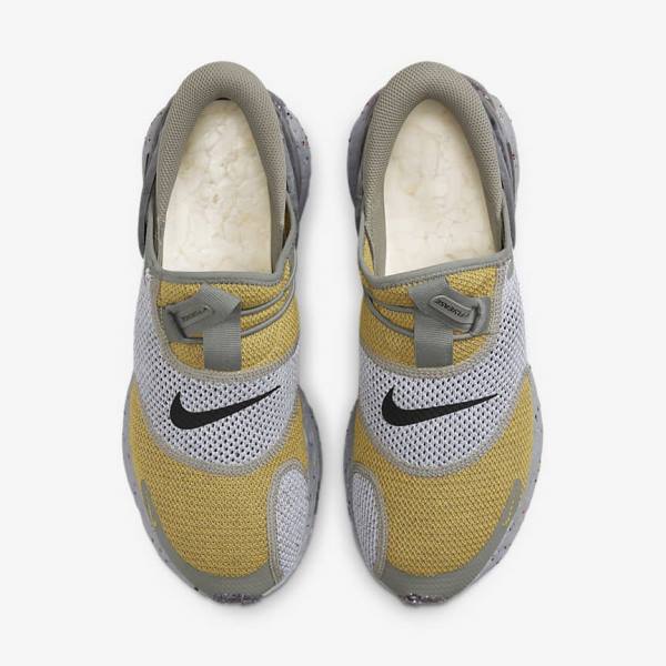 Men's Nike Glide FlyEase Trainers Yellow / Grey / Black | NK754WMC