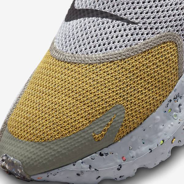 Men's Nike Glide FlyEase Trainers Yellow / Grey / Black | NK754WMC