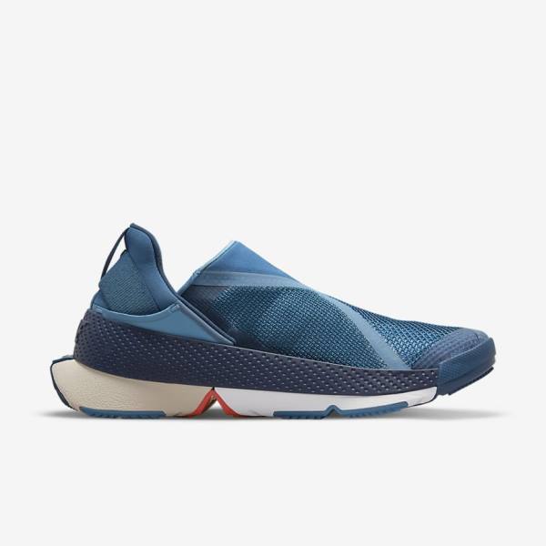 Men's Nike Go FlyEase Trainers Blue / White | NK978ICR