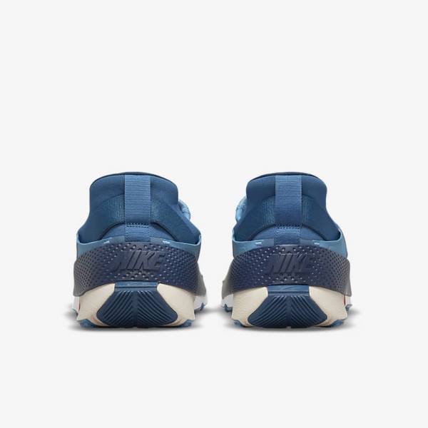 Men's Nike Go FlyEase Trainers Blue / White | NK978ICR