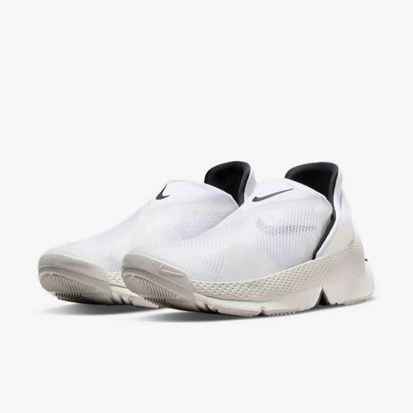 Men's Nike Go FlyEase Trainers White / Black | NK268ECY