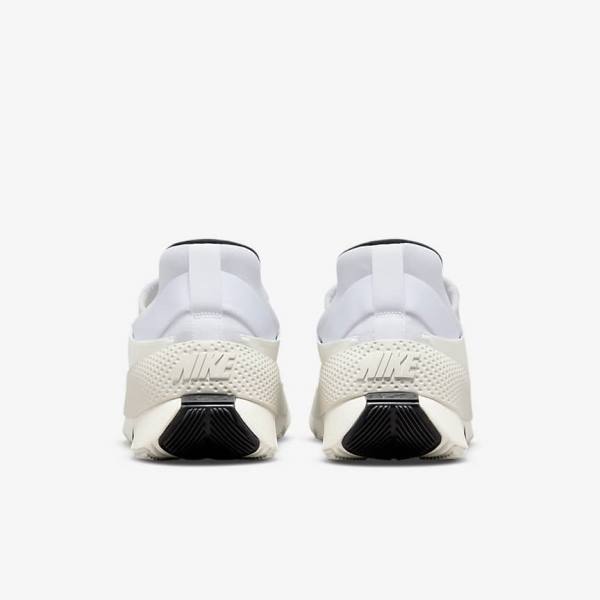 Men's Nike Go FlyEase Trainers White / Black | NK268ECY