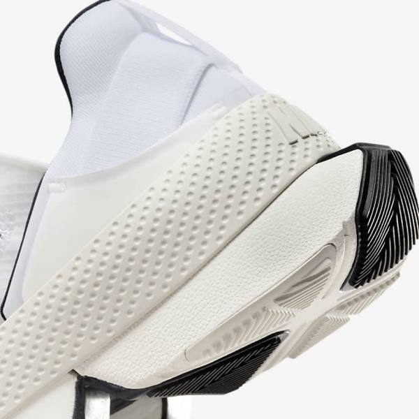 Men's Nike Go FlyEase Trainers White / Black | NK268ECY