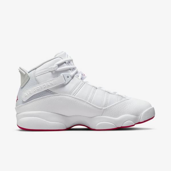 Men's Nike Jordan 6 Rings Trainers White / Platinum | NK972XYV