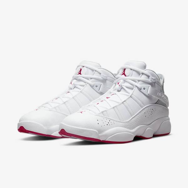 Men's Nike Jordan 6 Rings Trainers White / Platinum | NK972XYV