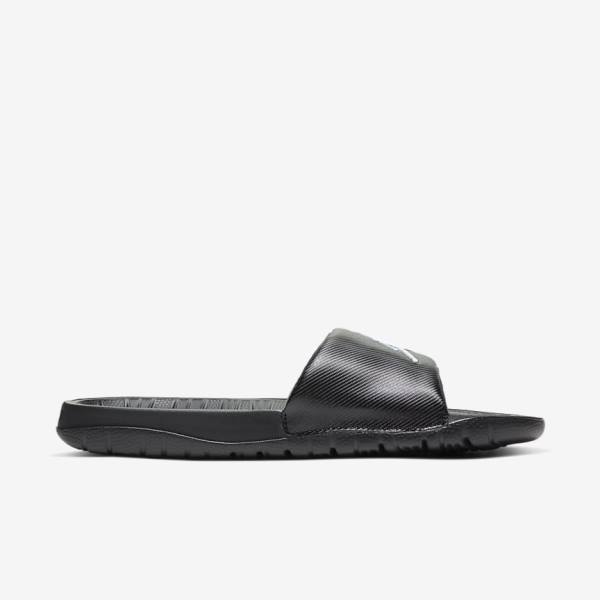 Men's Nike Jordan Break Slides Black / White | NK530PBU