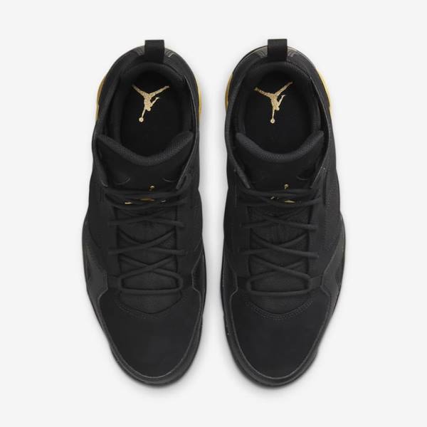 Men's Nike Jordan Flight Club 91 Trainers Black / Metal Gold | NK362YCU