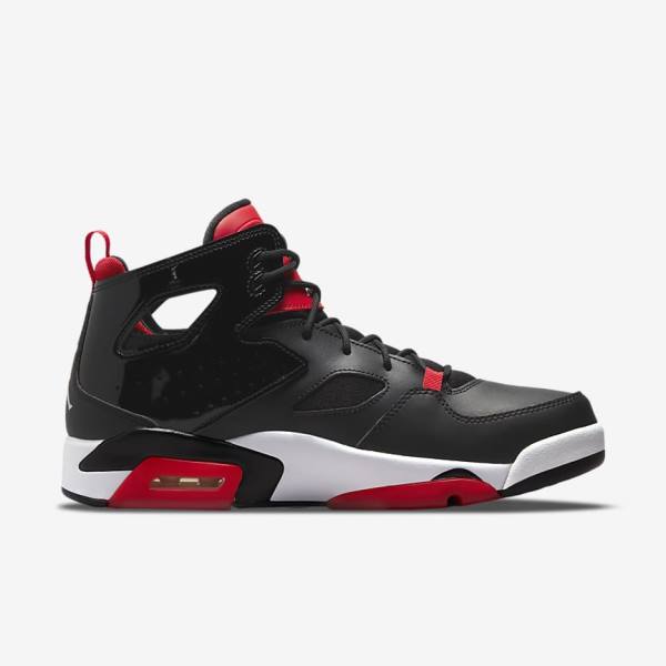 Men's Nike Jordan Flight Club 91 Trainers Black / Red / White | NK907CSB