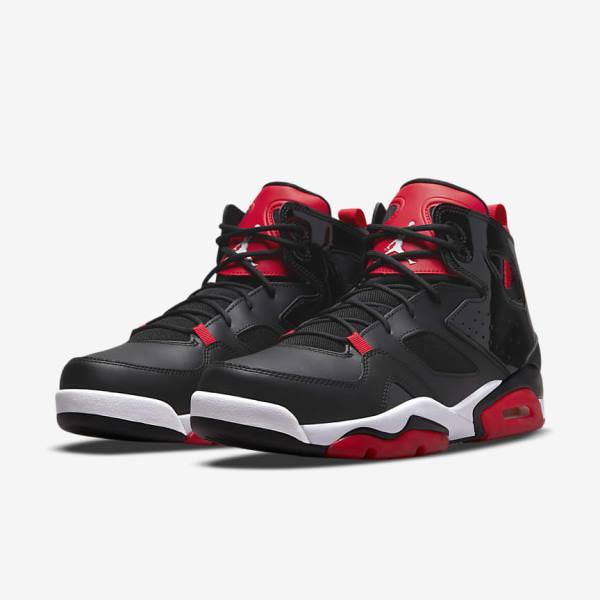 Men's Nike Jordan Flight Club 91 Trainers Black / Red / White | NK907CSB