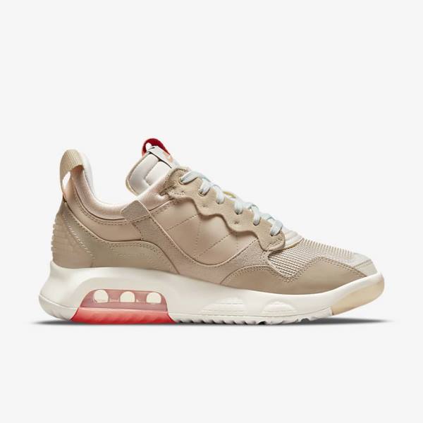 Men's Nike Jordan MA2 Trainers Khaki / Red | NK750RIH